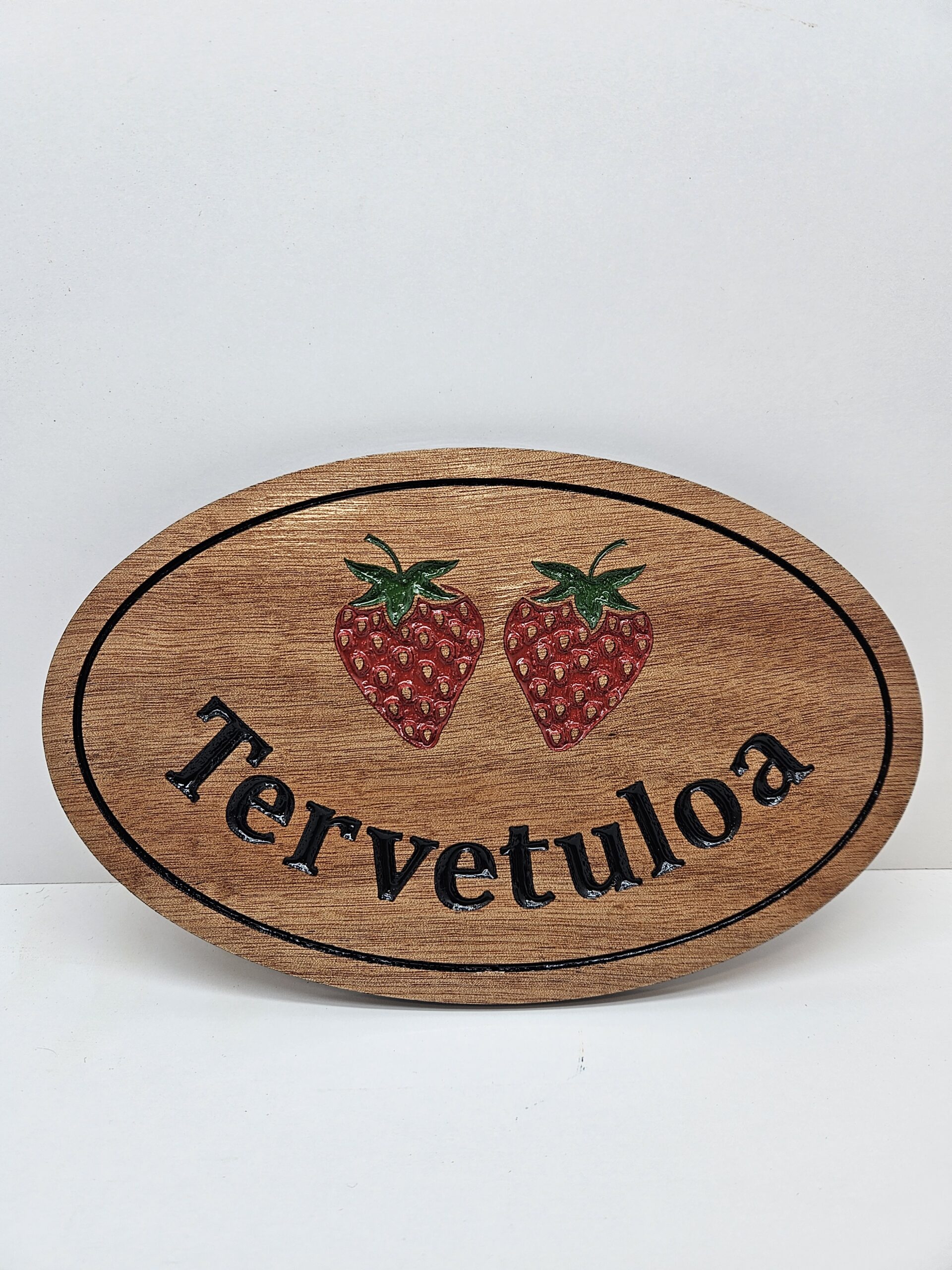 Tervetuloa -ovikyltti